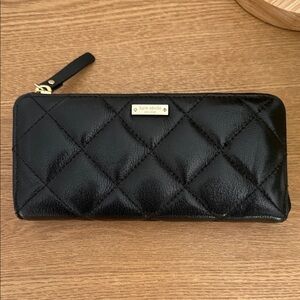 Kate Spade Quilted Black Wallet